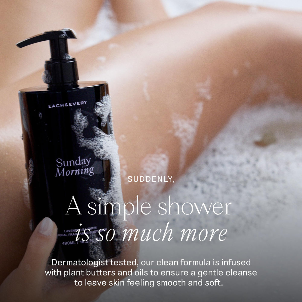 Each & Every Body Wash for Women and Men - Skin Feels Hydrated, Smooth & Soft - Ceramides, Lactic Acid AHA & Moringa Oil - 100% Natural Fragrance Gel - Eternal Summer, Coconut & Lime - 16.5 Fl Oz-Each & Every Body Wash for Women and Men - Skin Feels Hydrated, Smooth & Soft - Ceramides, Lactic Acid AHA & Moringa Oil - 100% Natural Fragrance Gel - Eternal Summer, Coconut & Lime - 16.5 Fl Oz