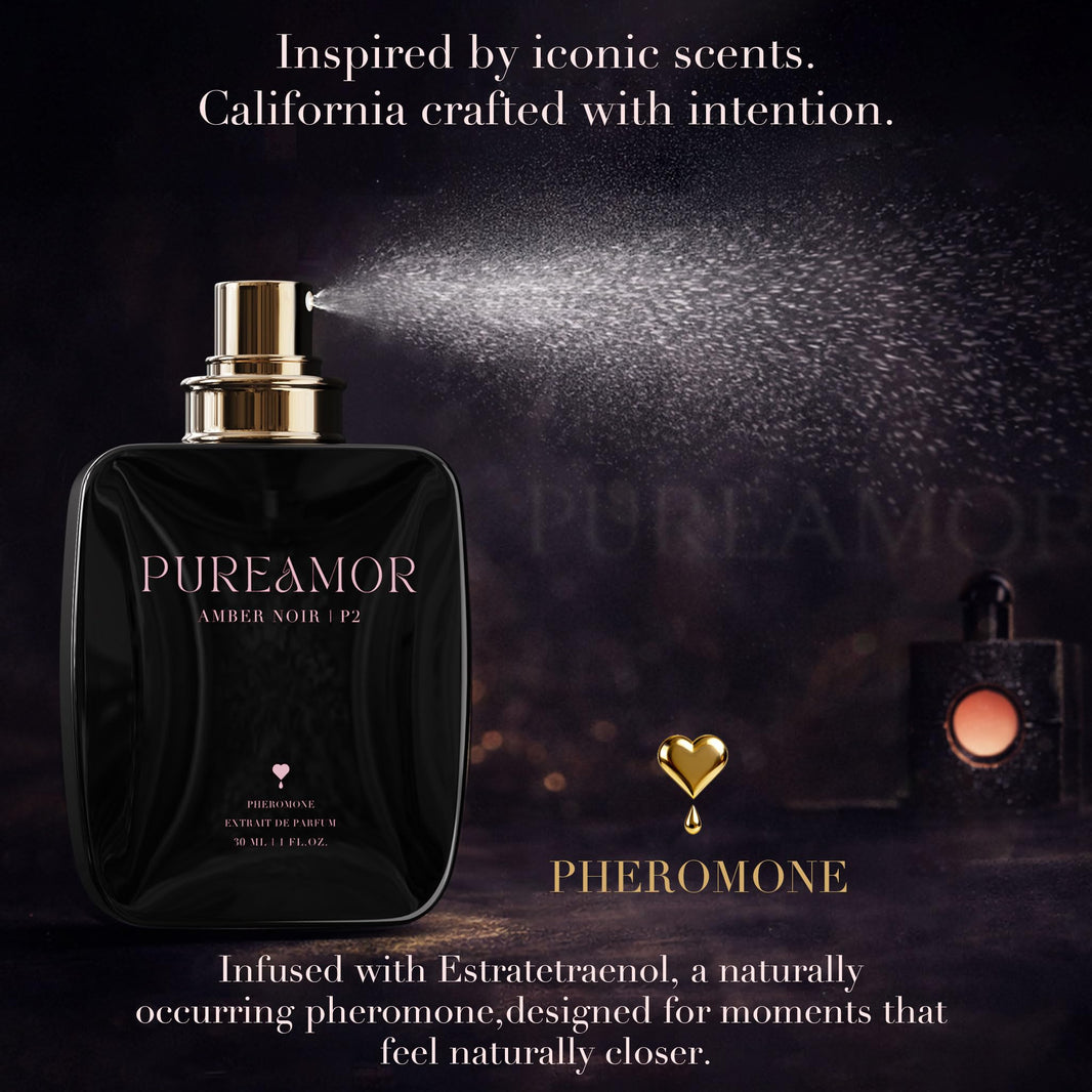 PUREAMOR Pheromone Perfume for Women, Moonlight Mellow Extrait de Parfum - Long Lasting Sweet Floral Gourmand Scent, 30% High Concentration, Full Size Fragrance Spray, 1.0 oz / 30 ml-PUREAMOR Pheromone Perfume for Women, Moonlight Mellow Extrait de Parfum - Long Lasting Sweet Floral Gourmand Scent, 30% High Concentration, Full Size Fragrance Spray, 1.0 oz / 30 ml