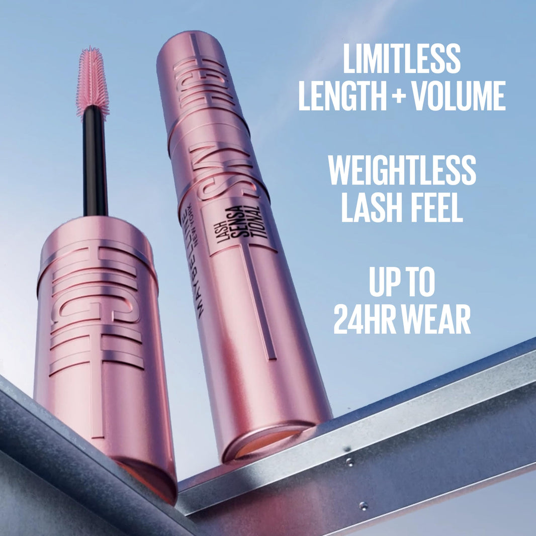 Maybelline Lash Sensational Sky High Washable Mascara Makeup, Volumizing, Lengthening, Defining, Curling, Multiplying, Buildable Formula, Blackest Black, 1 Count-Maybelline Lash Sensational Sky High Washable Mascara Makeup, Volumizing, Lengthening, Defining, Curling, Multiplying, Buildable Formula, Blackest Black, 1 Count