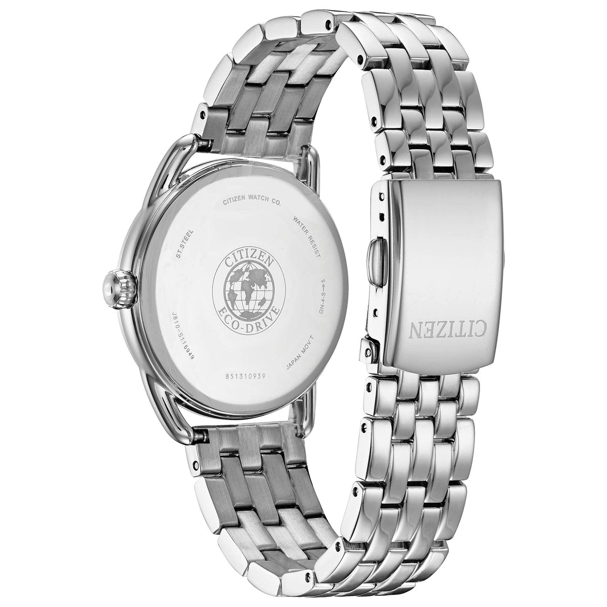 Citizen Eco-Drive Casual Womens Watch, Stainless Steel-Citizen Eco-Drive Casual Womens Watch, Stainless Steel