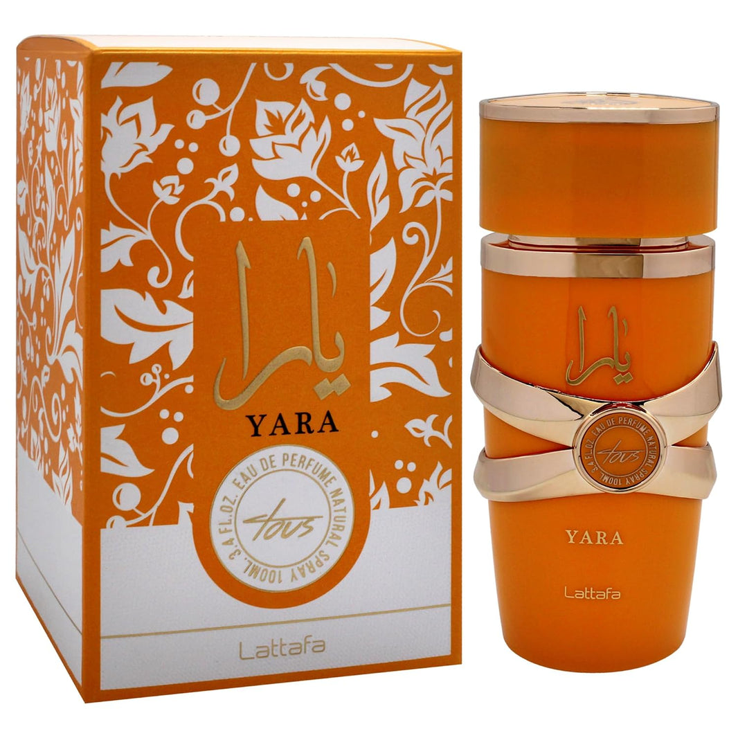 Lattafa Yara Tous - Tropical, Fruity, Floral, Vanilla - Eau de Parfum Long-Lasting Fragrance for Women, 3.40 Ounce / 100 ml-Lattafa Yara Tous - Tropical, Fruity, Floral, Vanilla - Eau de Parfum Long-Lasting Fragrance for Women, 3.40 Ounce / 100 ml