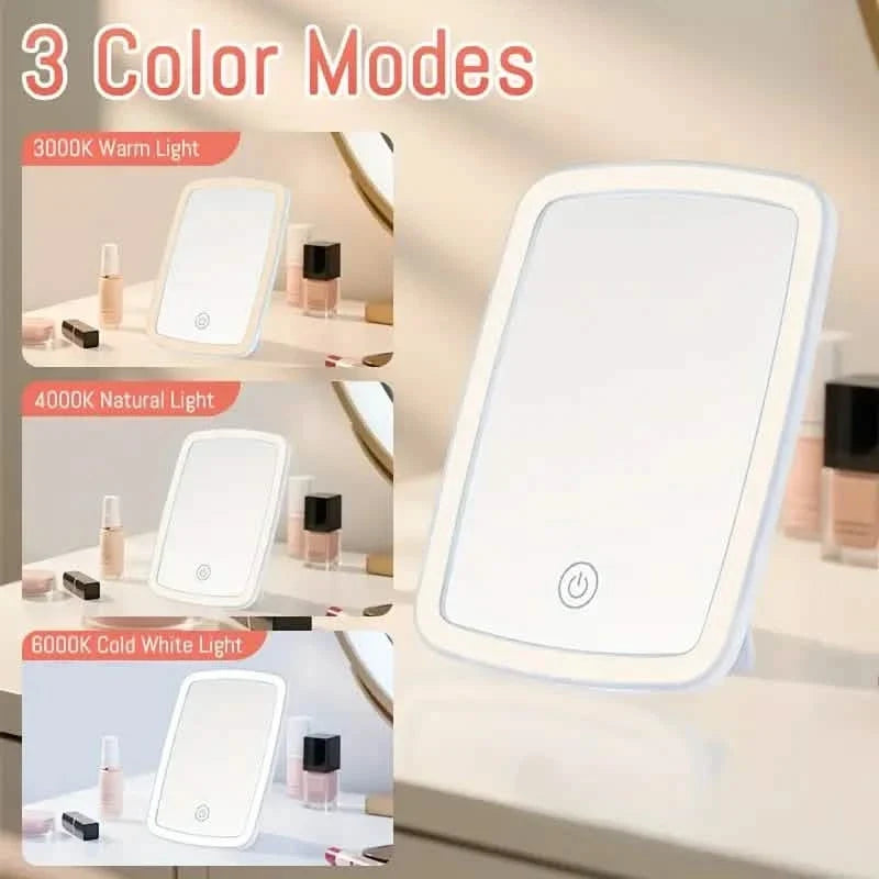 Makeup Mirror with Lights – USB Rechargeable-Makeup Mirror with Lights – USB Rechargeable