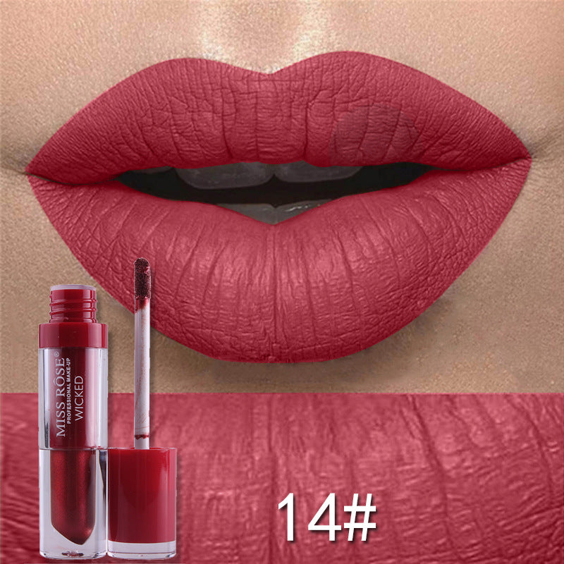 Matte not stick to cup lip gloss-436a51ef87960bfce47dd3faa101b881