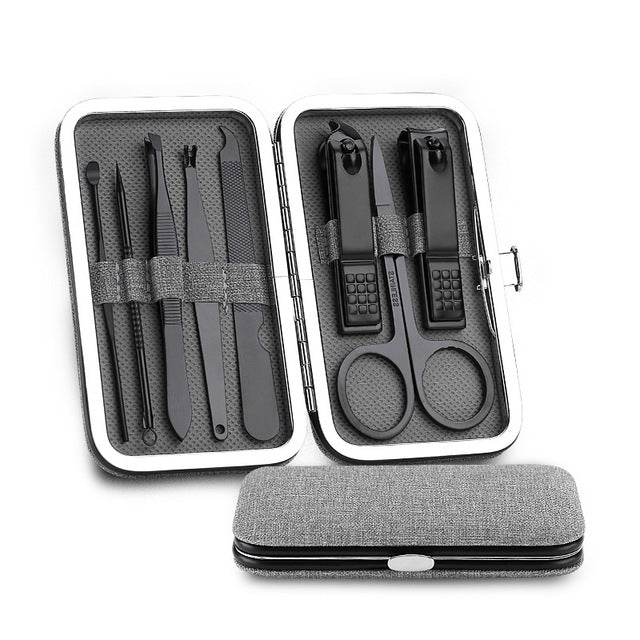Manicure tool nail clipper 8 piece set-3141a99da4119608d7fe9ff1fc875afa
