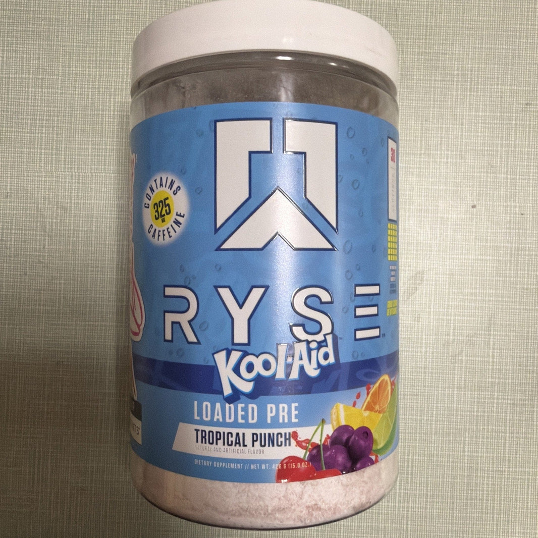 Ryse Up Supplements Kool-Aid Loaded Pre Workout Tropical Punch 15 Oz 30 Servings-Ryse Up Supplements Kool-Aid Loaded Pre Workout Tropical Punch 15 Oz 30 Servings