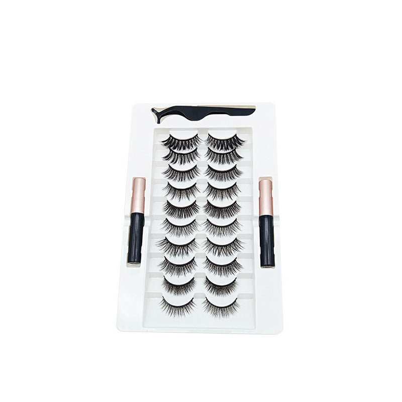 10 pairs of magnetic false eyelashes-b850c1598fac4a42d2eabb3af785bc