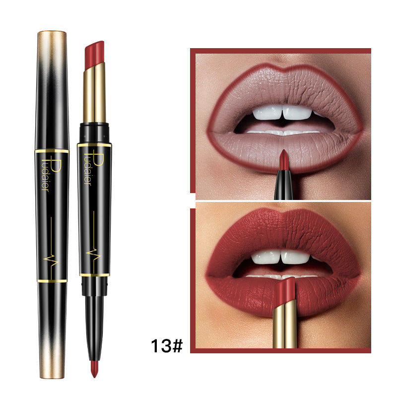 Matte Double-headed Lipstick Lip Liner Lip Lacquer-ca0c20728e6638d8103c5a6318a68fed