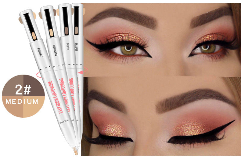 Eyebrow Shaping Set 3 In 1 Foldable Adjustable Eyebrow Stencil For Perfect Brows Shapes Makeup-8bd6bbd8771bee1de1a4cc1cc807a0f6