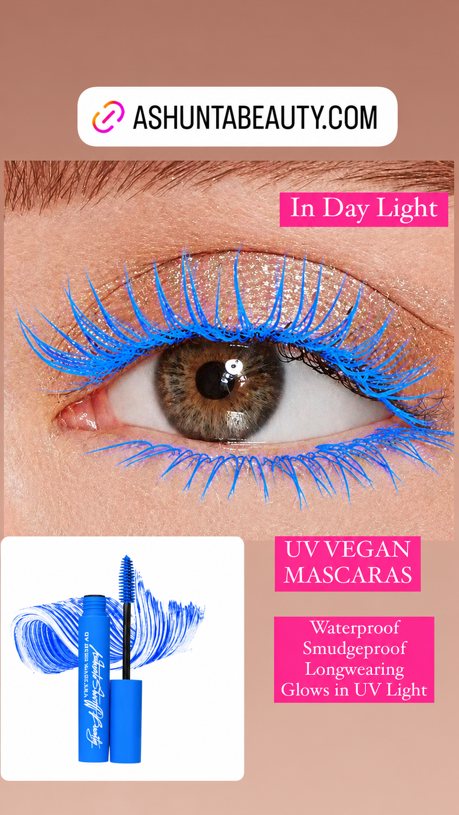 Ashunta Sheriff Beauty UV Vegan Mascara-Ashunta Sheriff Beauty UV Vegan Mascara