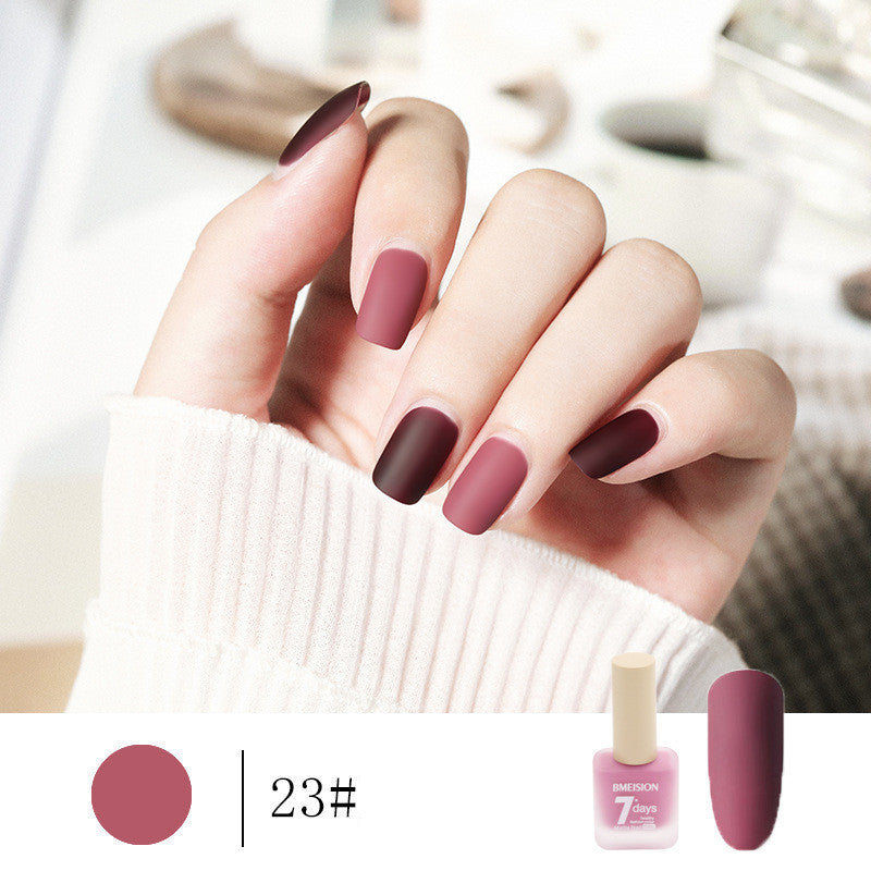 Frosted No-baking Quick-drying Nude Matte Nail Polish-5b70614fe64bc4f09e1e7ba6d0301afd