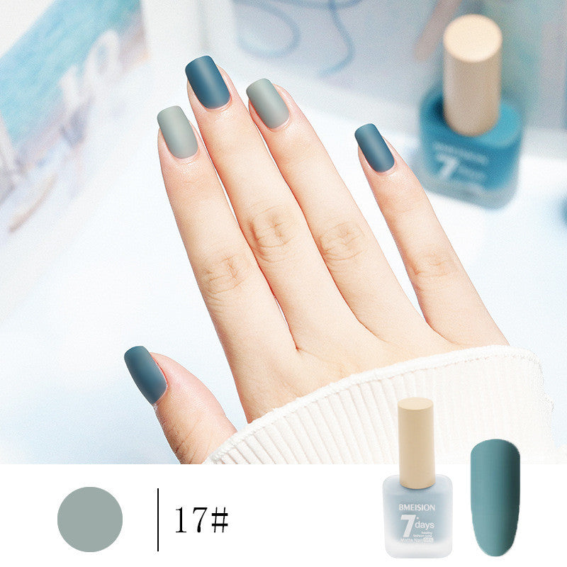 Frosted No-baking Quick-drying Nude Matte Nail Polish-9ae238756b7649d1256bb7c6e7364040