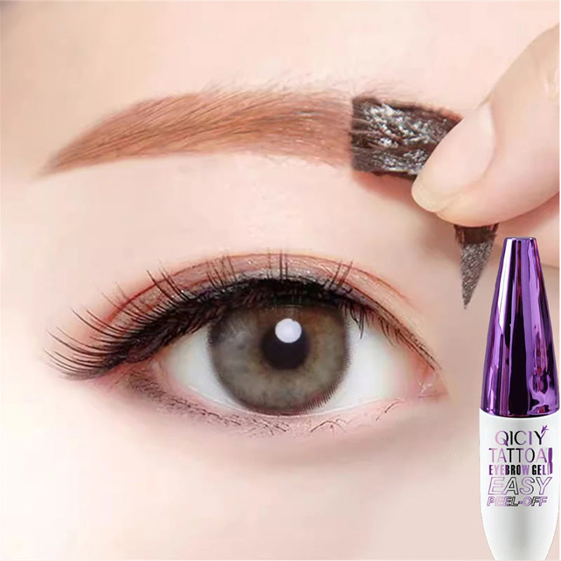 Tattoo Easy Peel Off Eyebrow Gel Cream Types Long-Lasting Smudge-Proof Sweat Resistant Waterproof Cosmetics-b6fb9b1d242f7deaf8f927baeea4172b