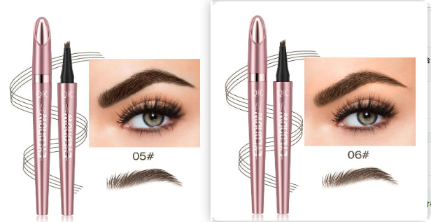 Waterproof And Smooth Not Smudge Four-fork Liquid Eyebrow Pencil-f5fb2649f332115c7355699cf95f7783
