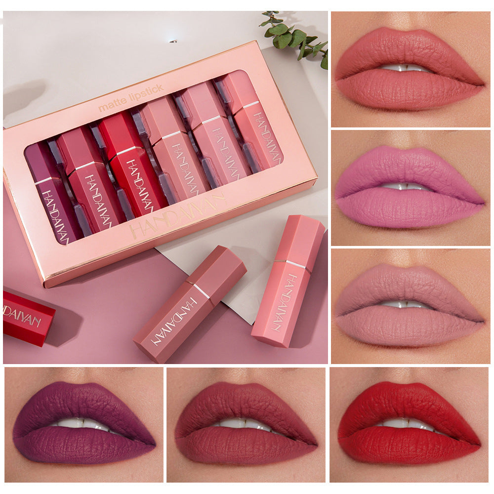 Matte Matte Waterproof Six Lipstick Gift Box Set-e1fe89108e6c6169e51c1914669af870