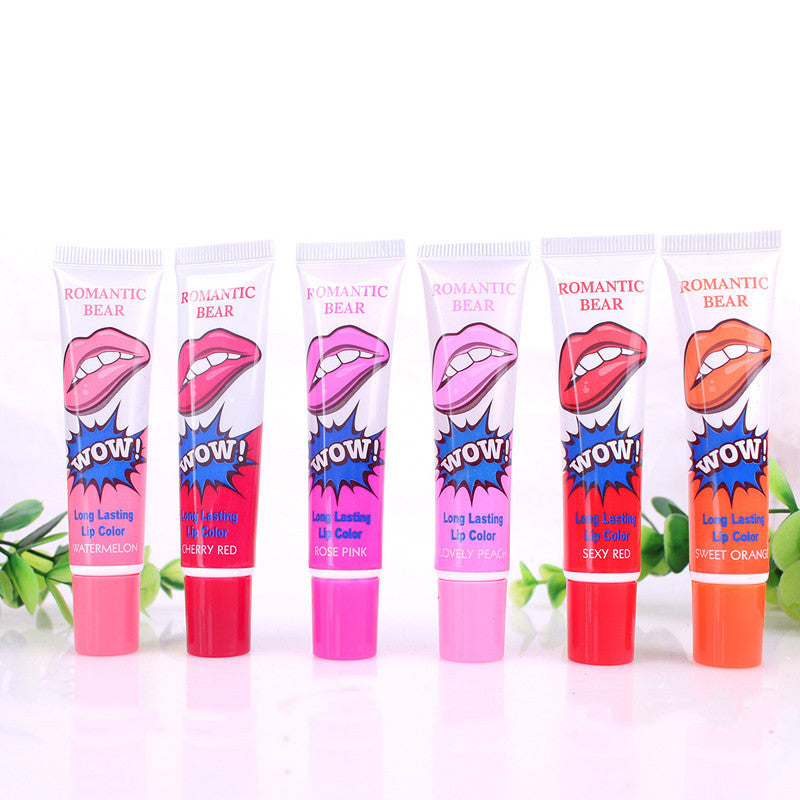 Amazing 6 Colors Peel Off Liquid Lipstick Waterproof Long Lasting Lip Gloss Mask Moisturizer Makeup Tear Pull Lip Lint Cosmetic-ba56452df1f36d2667113c6c7613bff7