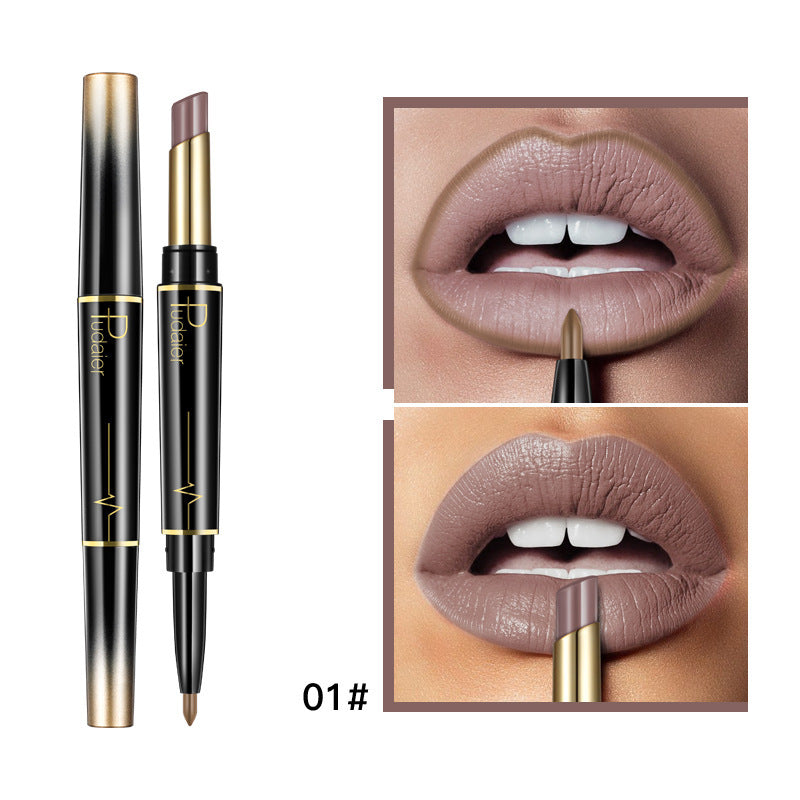 Matte Double-headed Lipstick Lip Liner Lip Lacquer-258f18a568dafbeb20d7ca2f0419b5a1