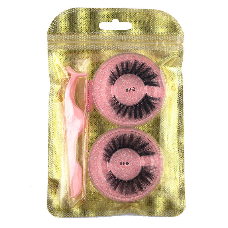 False Eyelashes Mink Hair Natural Bushy Round Set Beauty Tools-3a5b19e6ac9c3ca265f448f7c199e31c