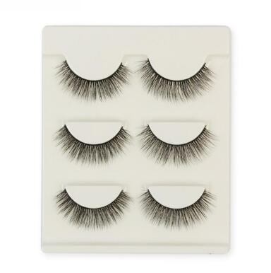Compatible with Apple, 3 pair false eyelashes mink hair lashes Slim curly raised fake Eyelasehe extension Cilios Posticos makeup-b3e1bff85476361aa37e6f72c0a00dfc