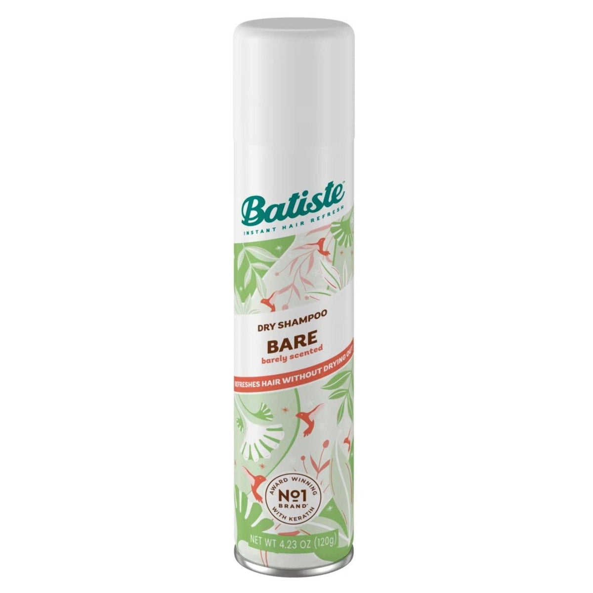Batiste Bare Dry Shampoo Barely Scented 120g-Batiste Bare Dry Shampoo Barely Scented 120g