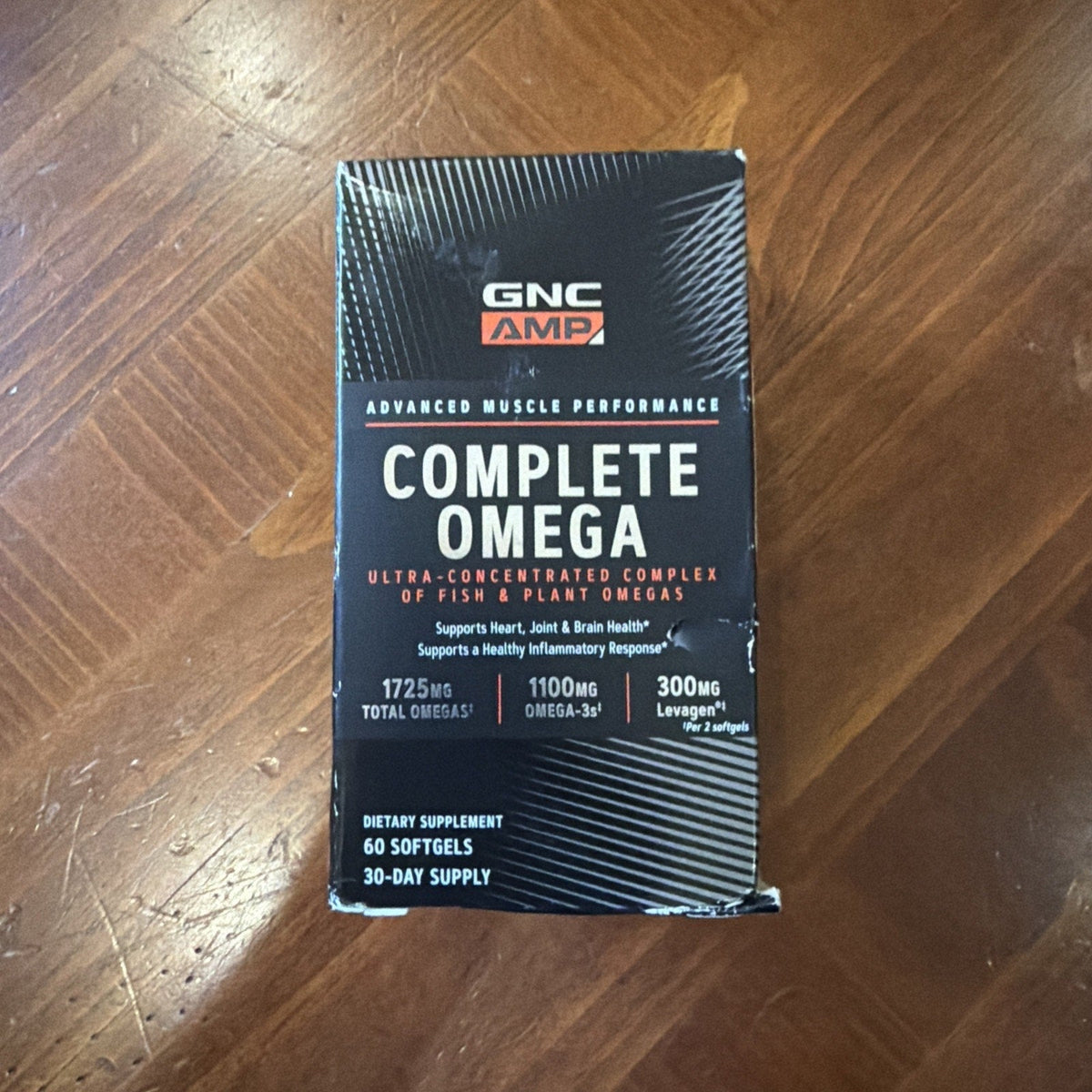 GNC AMP Complete Omega 60 Softgels Sealed Discontinued Exp 11/2026 Rare-GNC AMP Complete Omega 60 Softgels Sealed Discontinued Exp 11/2026 Rare