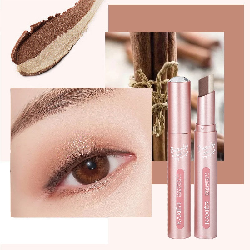 Waterproof And Sweat-proof Gradient Two-color Lazy Eyeshadow Stick-863b43928dcbbaf2f2caed6765323b3b