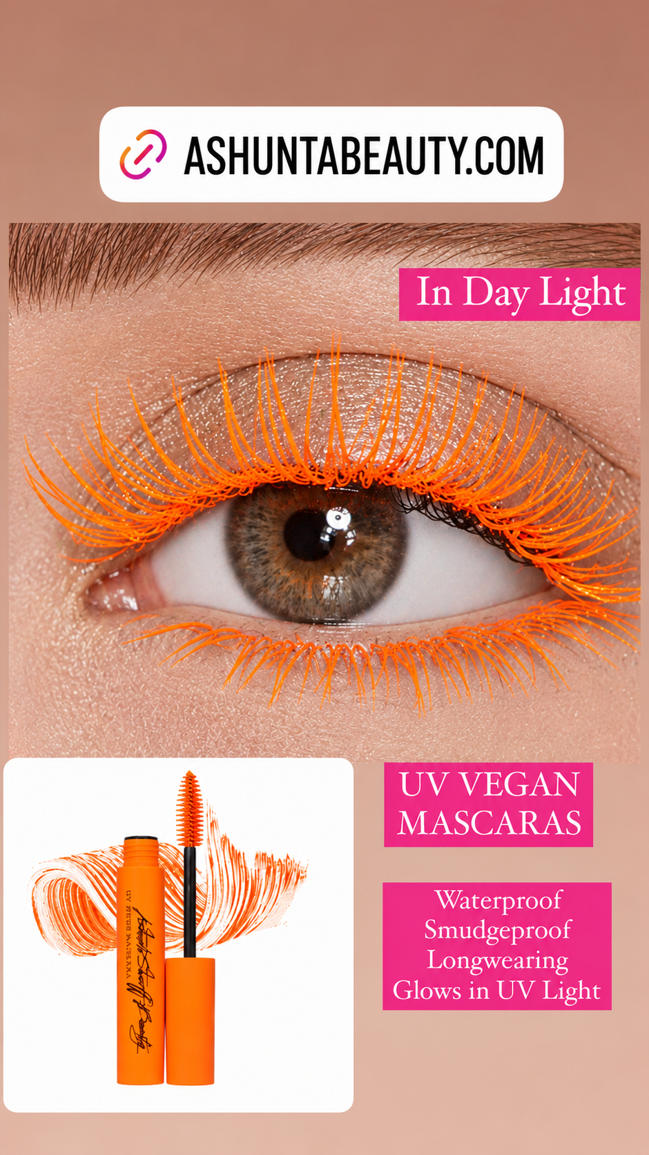 Ashunta Sheriff Beauty UV Vegan Mascara-Ashunta Sheriff Beauty UV Vegan Mascara