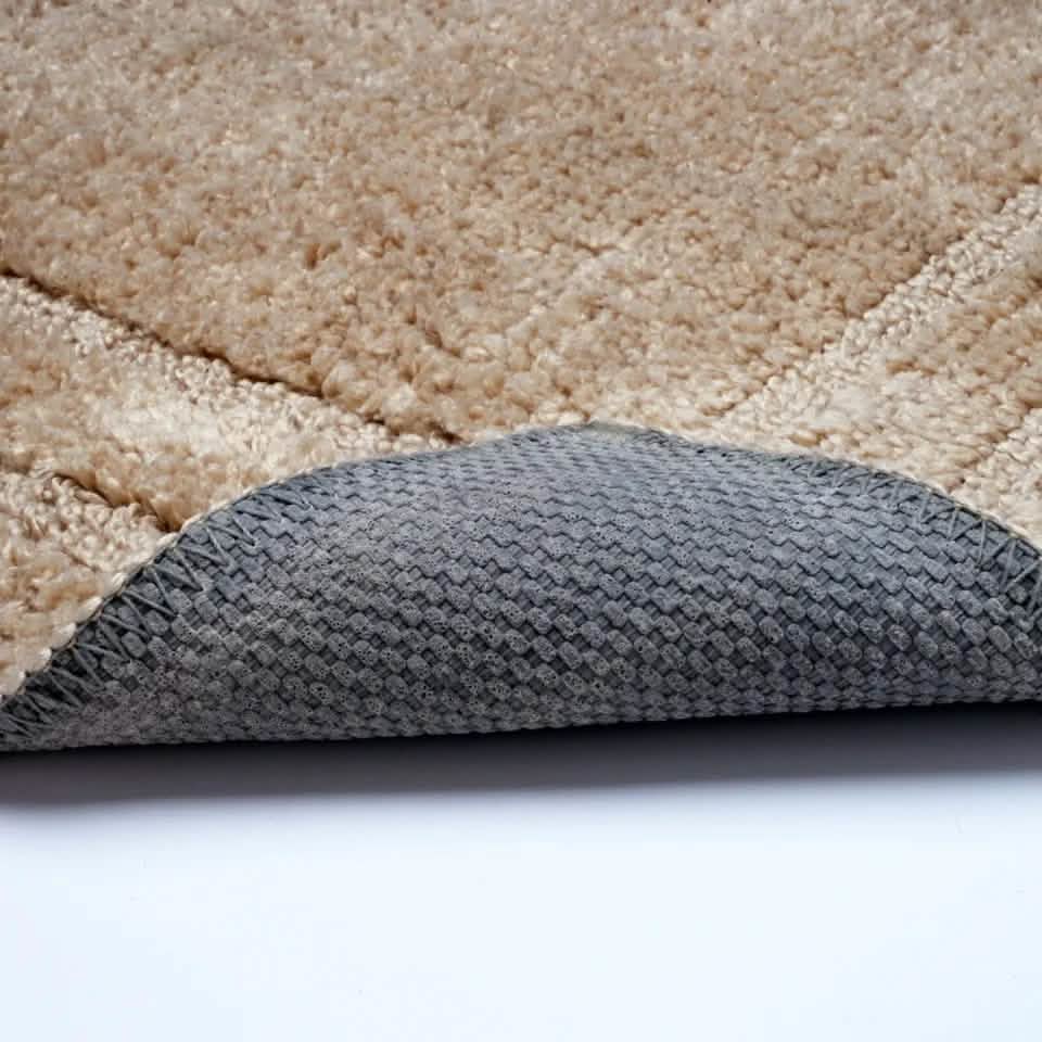 2-Piece: Bibb Home Microfiber Shag Bath Mat Set-2-Piece: Bibb Home Microfiber Shag Bath Mat Set