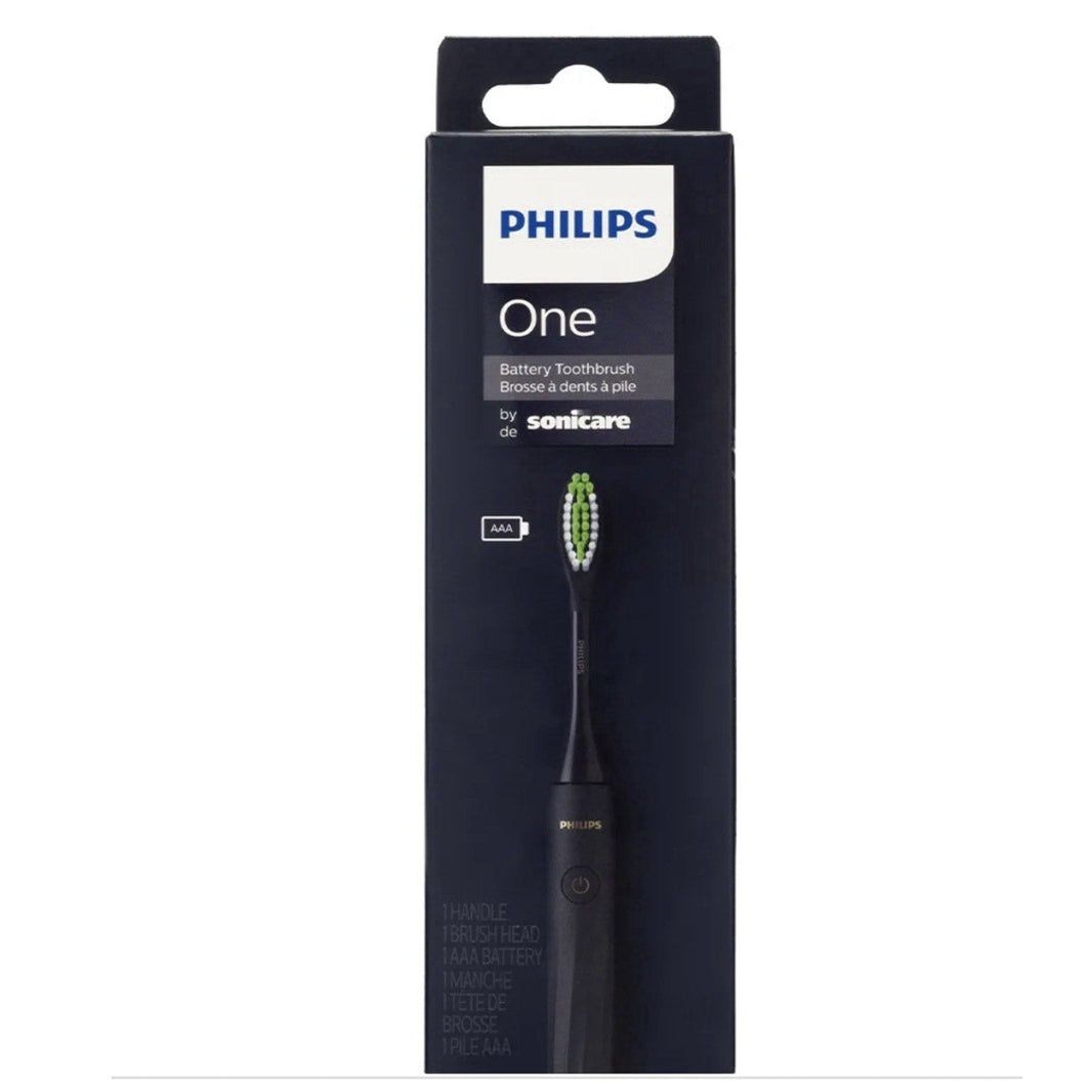 Philips One by Sonicare Battery Toothbrush HY1100/54 Midnight Blue-Philips One by Sonicare Battery Toothbrush HY1100/54 Midnight Blue