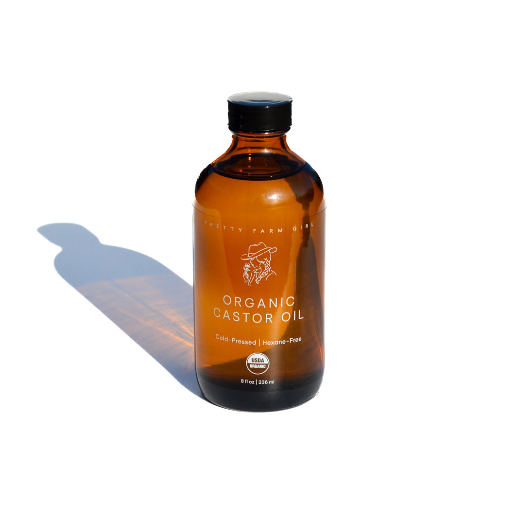 Pure Organic Cold Pressed Hexane-Free Castor Oil-Pure Organic Cold Pressed Hexane-Free Castor Oil