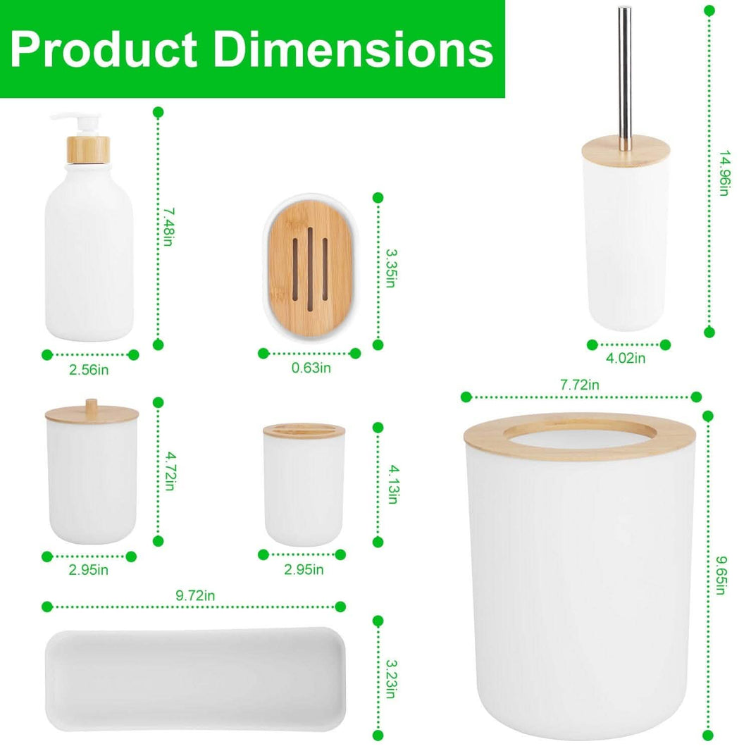 9-Piece: Bathroom Accessories Set-9-Piece: Bathroom Accessories Set