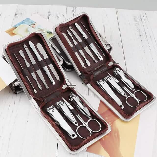 9-Pieces Set: Carbon Steel Nail Clippers Set-9-Pieces Set: Carbon Steel Nail Clippers Set