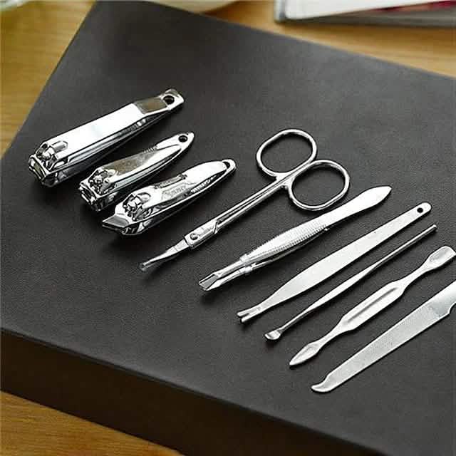 9-Pieces Set: Carbon Steel Nail Clippers Set-9-Pieces Set: Carbon Steel Nail Clippers Set