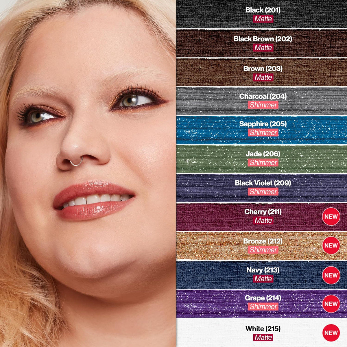 Revlon ColorStay Pencil Waterproof Eyeliner, Smudge-Proof, Eye Makeup with Built-In Sharpener, Long-Lasting, Matte Finish, 201 Black, 2 pack-Revlon ColorStay Pencil Waterproof Eyeliner, Smudge-Proof, Eye Makeup with Built-In Sharpener, Long-Lasting, Matte Finish, 201 Black, 2 pack