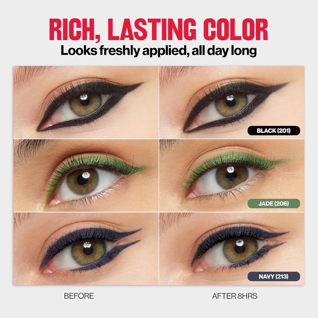 Revlon ColorStay Pencil Waterproof Eyeliner, Smudge-Proof, Eye Makeup with Built-In Sharpener, Long-Lasting, Matte Finish, 201 Black, 2 pack-Revlon ColorStay Pencil Waterproof Eyeliner, Smudge-Proof, Eye Makeup with Built-In Sharpener, Long-Lasting, Matte Finish, 201 Black, 2 pack