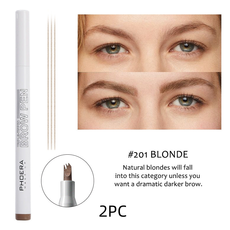 New Long Lasting Ultra-Fine Four-Comb Eyebrow Pencil-4fc89d2c338f56c422ed854767500c99