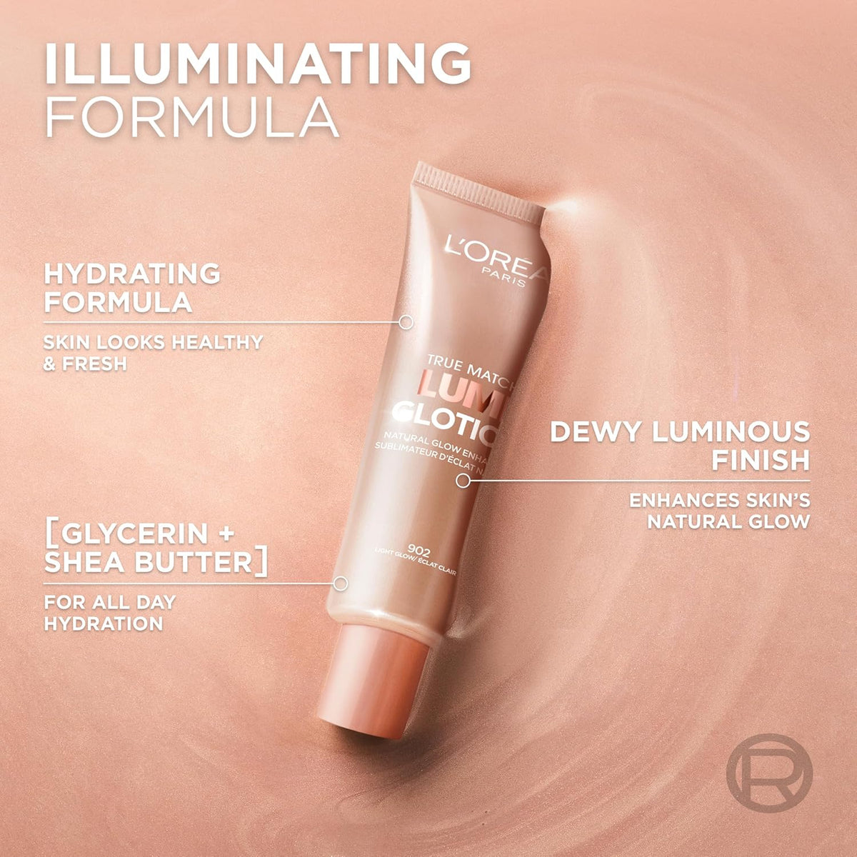 L'Oreal Paris Makeup True Match Lumi Glotion, Natural Glow Enhancer, Illuminator Highlighter, Bronzing Drops For a Sun-Kissed Glow, 903 Medium-L'Oreal Paris Makeup True Match Lumi Glotion, Natural Glow Enhancer, Illuminator Highlighter, Bronzing Drops For a Sun-Kissed Glow, 903 Medium