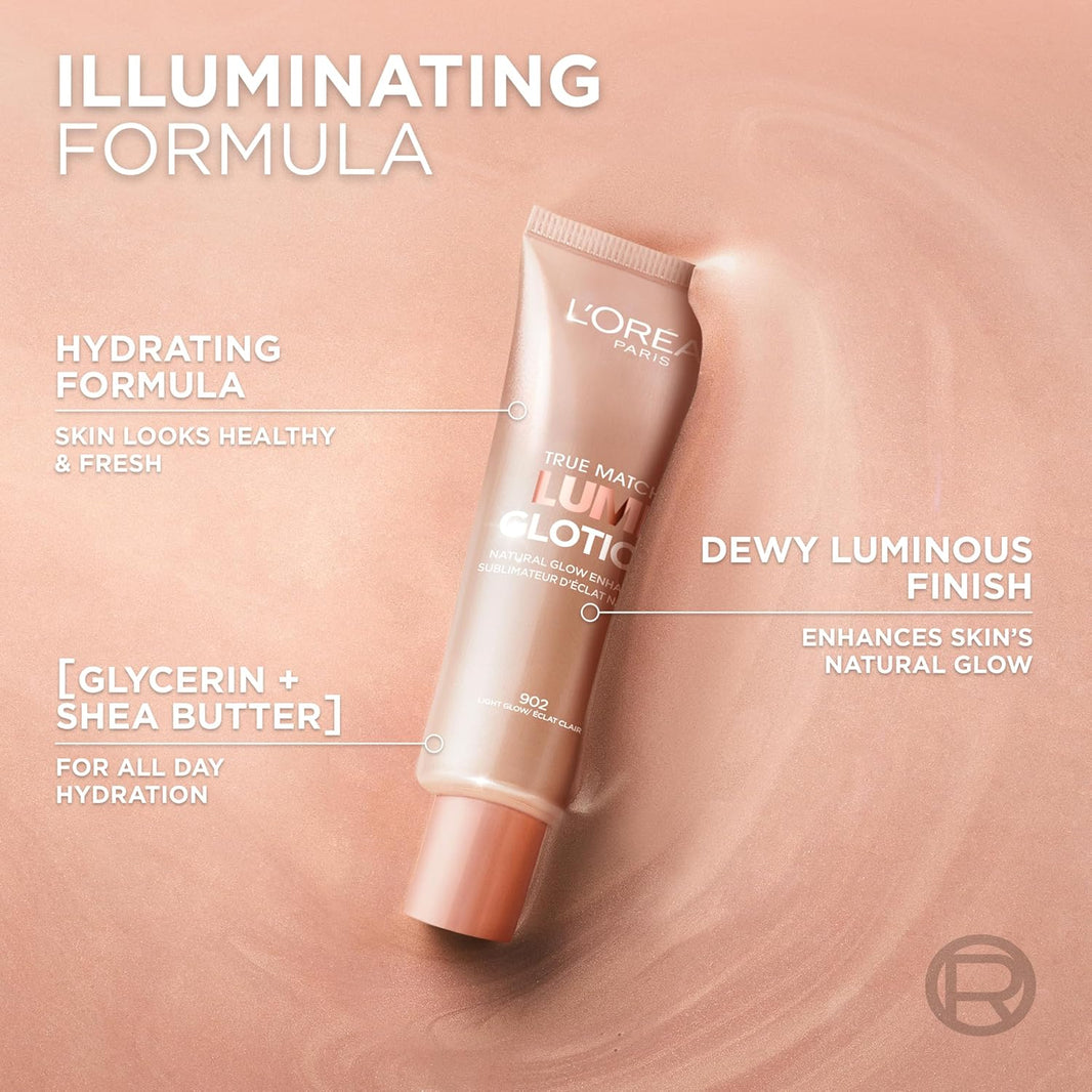 L'Oreal Paris Makeup True Match Lumi Glotion, Natural Glow Enhancer, Illuminator Highlighter, Bronzing Drops For a Sun-Kissed Glow, 903 Medium-L'Oreal Paris Makeup True Match Lumi Glotion, Natural Glow Enhancer, Illuminator Highlighter, Bronzing Drops For a Sun-Kissed Glow, 903 Medium