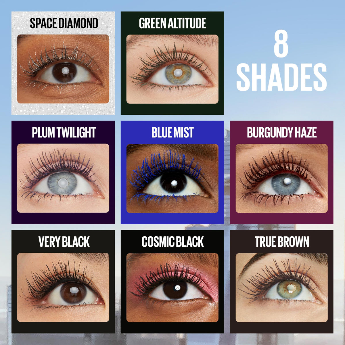 Maybelline Lash Sensational Sky High Washable Mascara Makeup, Volumizing, Lengthening, Defining, Curling, Multiplying, Buildable Formula, Blackest Black, 1 Count-Maybelline Lash Sensational Sky High Washable Mascara Makeup, Volumizing, Lengthening, Defining, Curling, Multiplying, Buildable Formula, Blackest Black, 1 Count