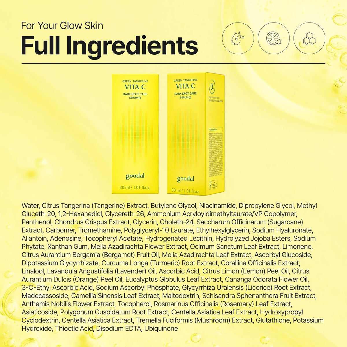 Goodal Green Tangerine Vitamin C Dark Spot Serum Alpha-Goodal Green Tangerine Vitamin C Dark Spot Serum Alpha