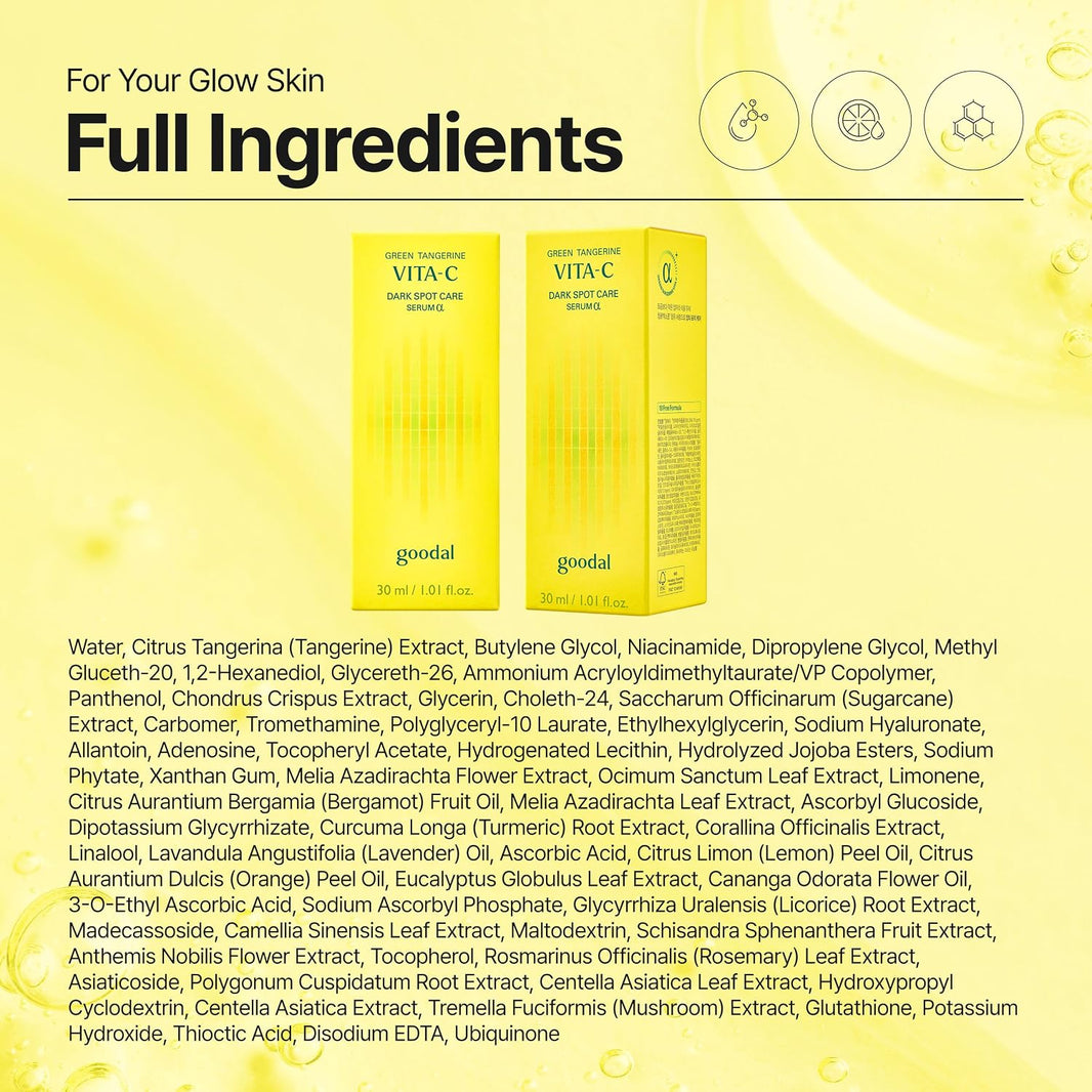 Goodal Green Tangerine Vitamin C Dark Spot Serum Alpha-Goodal Green Tangerine Vitamin C Dark Spot Serum Alpha