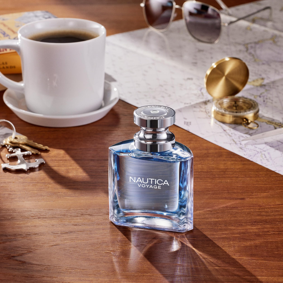 Nautica Voyage Eau De Toilette, Cologne and Fragrance For Men, Fresh, Romantic, Fruity Scent Woody, Aquatic Notes of Apple, Water Lotus, Cedarwood, and Musk Ideal Day Wear, Long Lasting 3.3Fl oz-Nautica Voyage Eau De Toilette, Cologne and Fragrance For Men, Fresh, Romantic, Fruity Scent Woody, Aquatic Notes of Apple, Water Lotus, Cedarwood, and Musk Ideal Day Wear, Long Lasting 3.3Fl oz