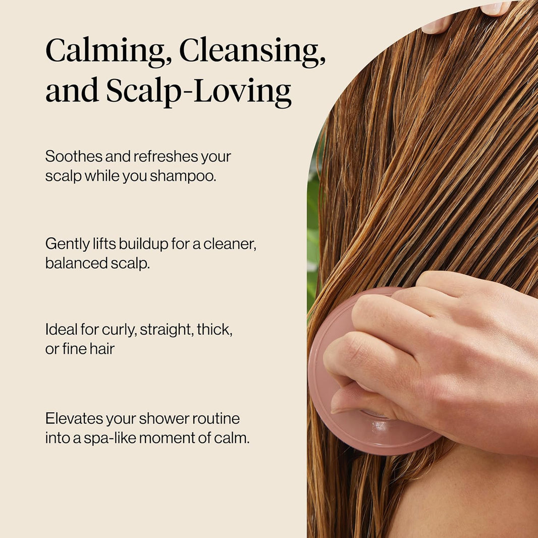 Kitsch Scalp Massager for Hair Care - Scalp Scrubber, Shampoo Brush & Exfoliator for Scalps- Hair Scrubber for Relaxing Bath - Terracotta-Kitsch Scalp Massager for Hair Care - Scalp Scrubber, Shampoo Brush & Exfoliator for Scalps- Hair Scrubber for Relaxing Bath - Terracotta