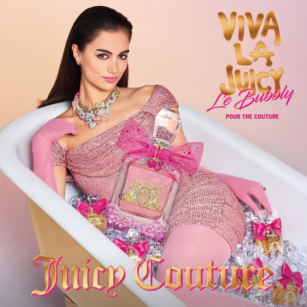 Juicy Couture Viva La Juicy Le Bubbly Eau De Parfum, Luxury Women's Perfume with Notes of Champagne Inspired Pink Berries, Gardenia, Jasmine & Amber - Fruity & Sweet, EDP Spray-Juicy Couture Viva La Juicy Le Bubbly Eau De Parfum, Luxury Women's Perfume with Notes of Champagne Inspired Pink Berries, Gardenia, Jasmine & Amber - Fruity & Sweet, EDP Spray