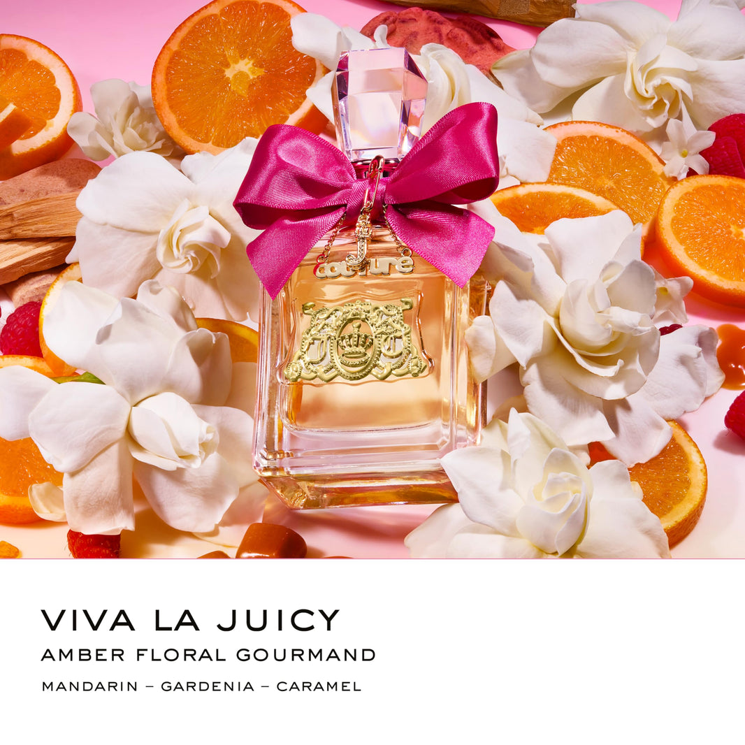 Juicy Couture Viva La Juicy Eau De Parfum, Women's Perfume with Notes of Mandarin, Gardenia & Caramel, Floral & Sweet Perfume for Women, EDP Spray-Juicy Couture Viva La Juicy Eau De Parfum, Women's Perfume with Notes of Mandarin, Gardenia & Caramel, Floral & Sweet Perfume for Women, EDP Spray