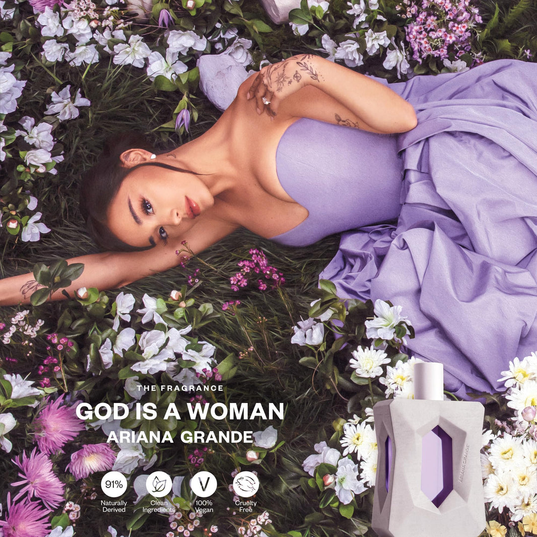 Ariana Grande God is a Woman Eau de Parfum – Fruity Musk Fragrance for Women – Women's Perfume with Notes of Orris, Pear, Vanilla & Cedarwood-Ariana Grande God is a Woman Eau de Parfum – Fruity Musk Fragrance for Women – Women's Perfume with Notes of Orris, Pear, Vanilla & Cedarwood