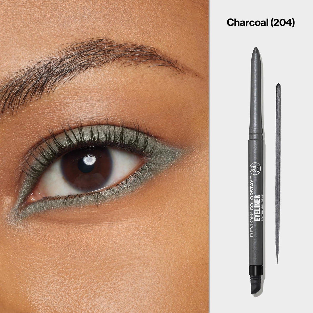 Revlon ColorStay Pencil Waterproof Eyeliner, Smudge-Proof, Eye Makeup with Built-In Sharpener, Long-Lasting, Matte Finish, 201 Black, 2 pack-Revlon ColorStay Pencil Waterproof Eyeliner, Smudge-Proof, Eye Makeup with Built-In Sharpener, Long-Lasting, Matte Finish, 201 Black, 2 pack