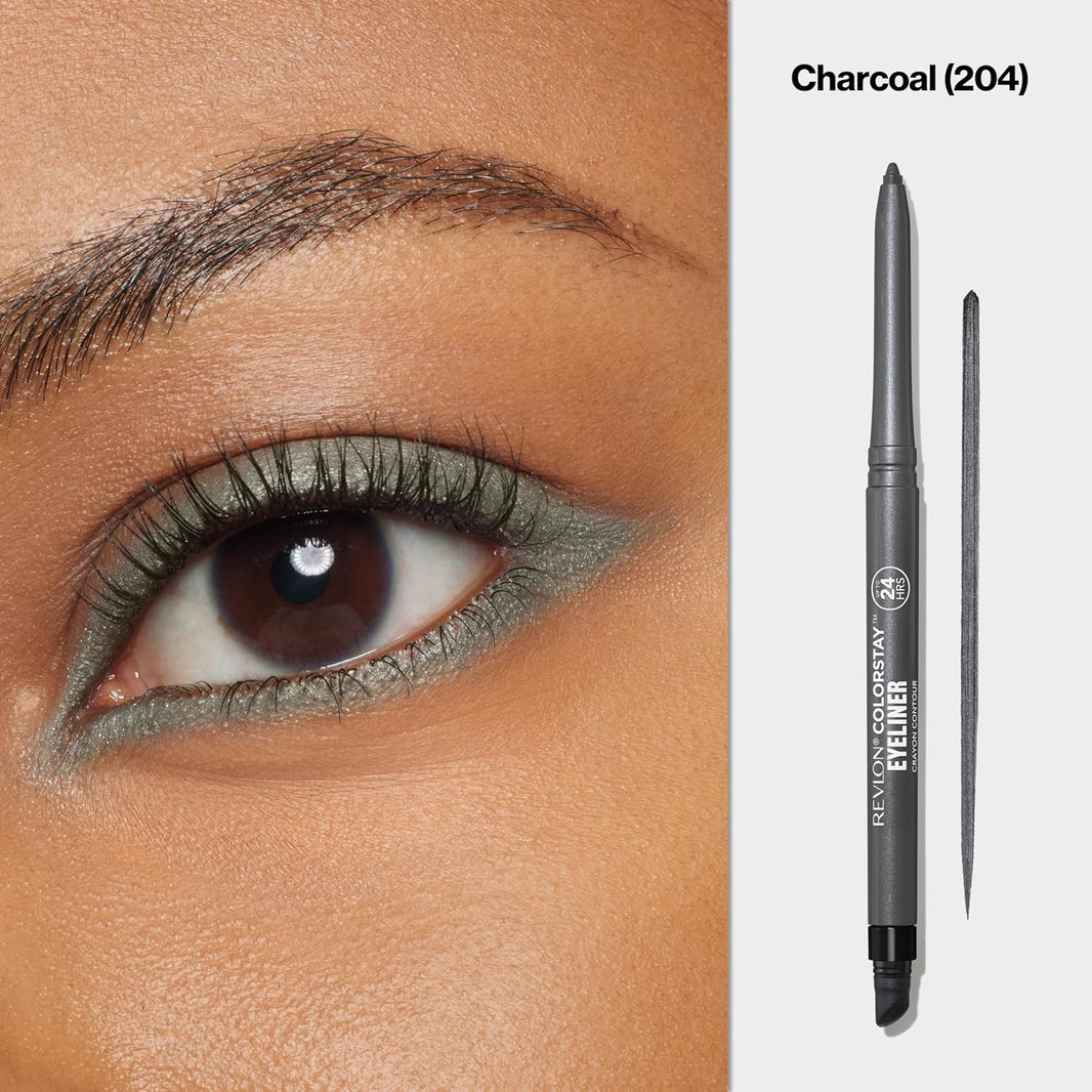 Revlon ColorStay Pencil Waterproof Eyeliner, Smudge-Proof, Eye Makeup with Built-In Sharpener, Long-Lasting, Matte Finish, 201 Black, 2 pack-Revlon ColorStay Pencil Waterproof Eyeliner, Smudge-Proof, Eye Makeup with Built-In Sharpener, Long-Lasting, Matte Finish, 201 Black, 2 pack