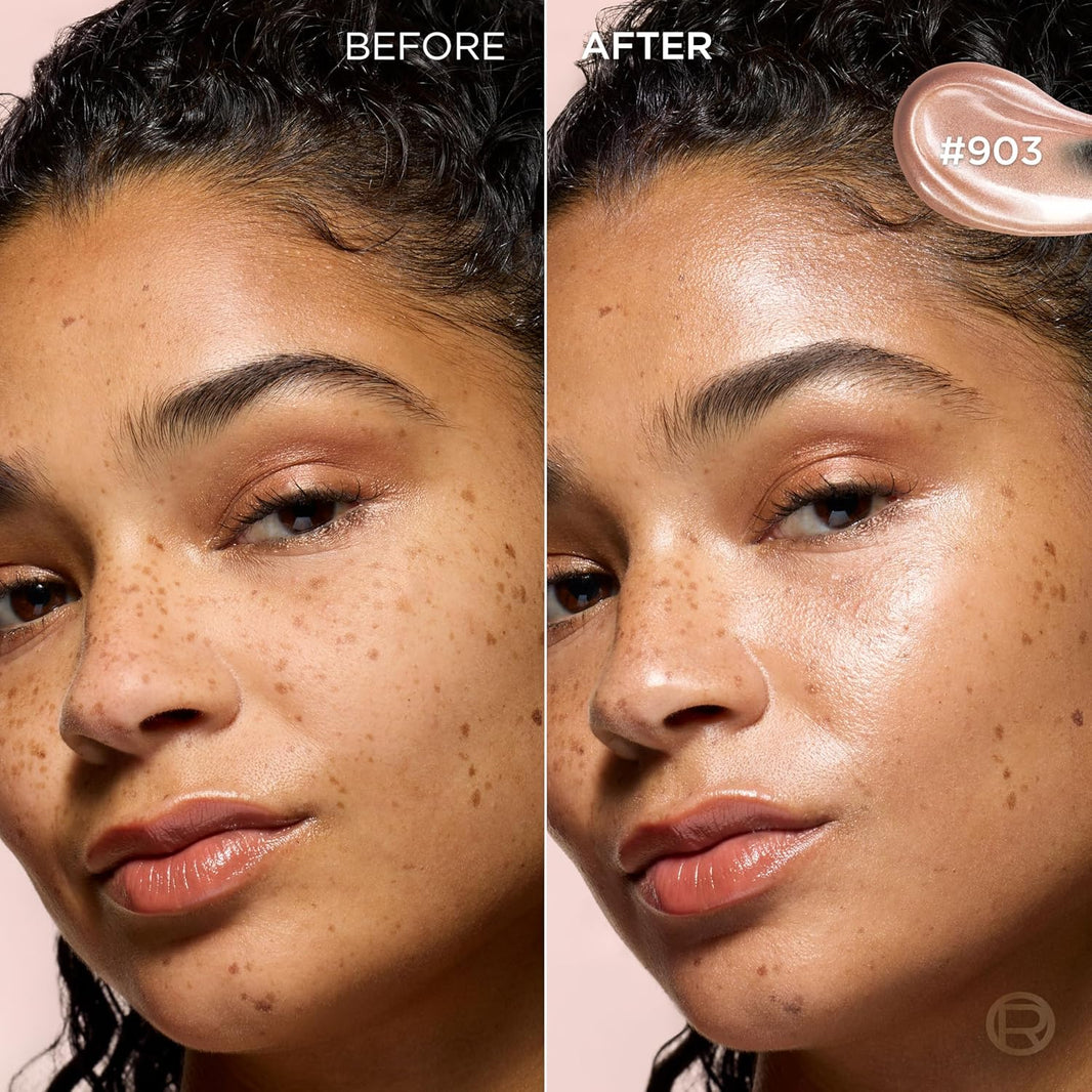 L'Oreal Paris Makeup True Match Lumi Glotion, Natural Glow Enhancer, Illuminator Highlighter, Bronzing Drops For a Sun-Kissed Glow, 903 Medium-L'Oreal Paris Makeup True Match Lumi Glotion, Natural Glow Enhancer, Illuminator Highlighter, Bronzing Drops For a Sun-Kissed Glow, 903 Medium