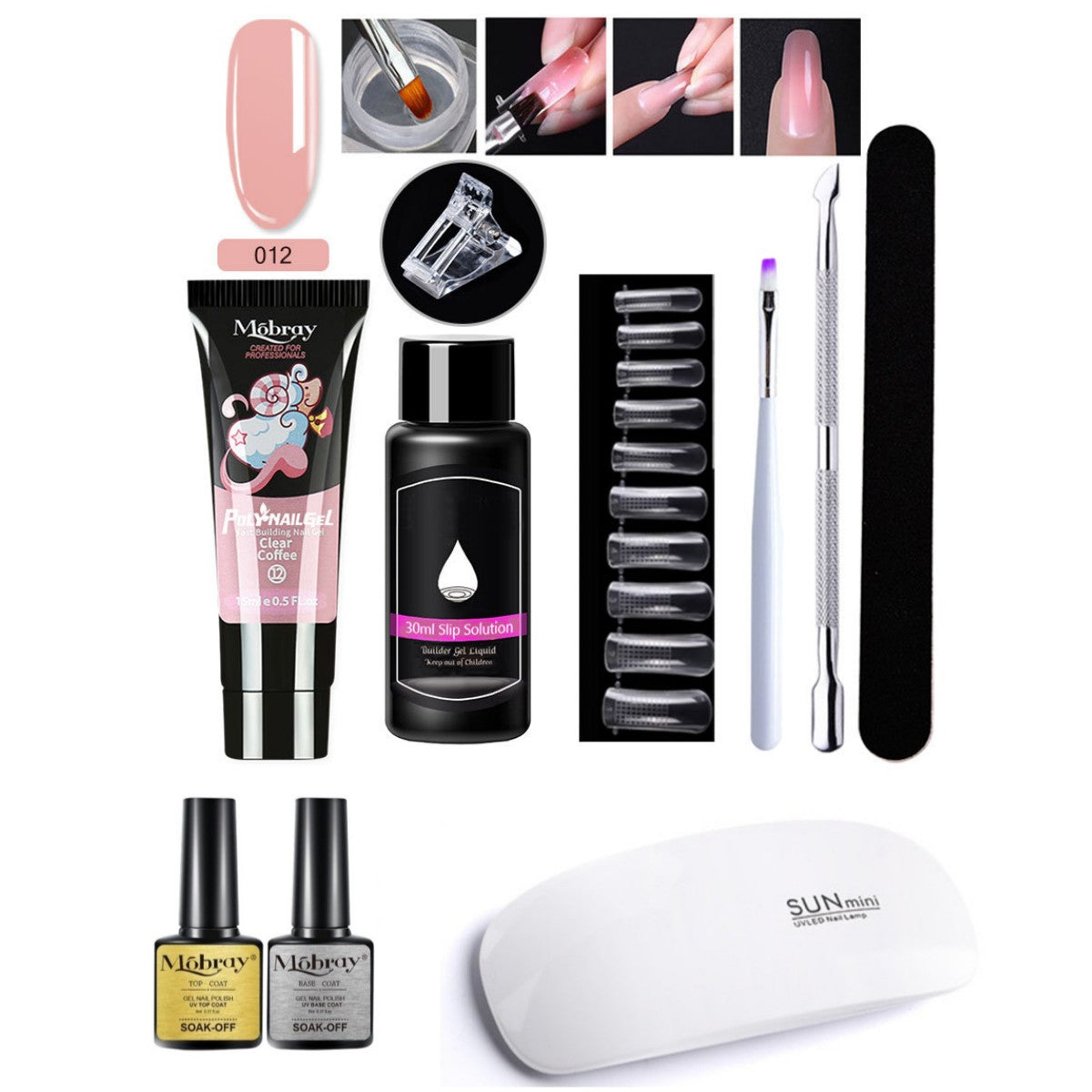 7-Piece Nail Art Crystal Extender Set-59e09672df0fb55fbd026df0df5fb35c