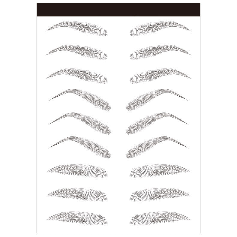 Waterproof 6D Eyebrow Tattoo Semi-Permanent Embroidery Natural Long Lasting Fake Eyebrow-c610dd830e6935edd7f670aad1cd5d1f